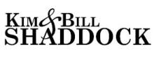 Stylized Logo of Kim & Bill Shaddock's Name