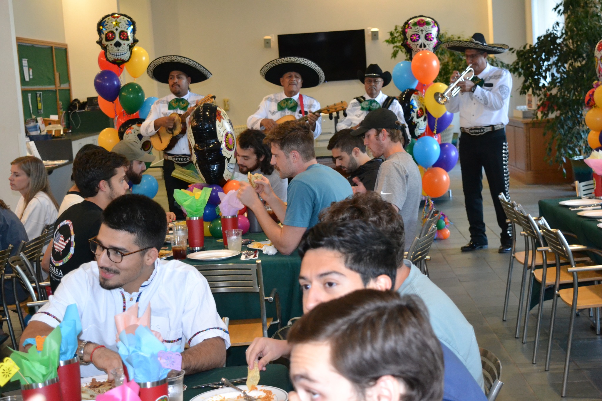Mariachi plays during Hispanic Heritage Month Luncheon