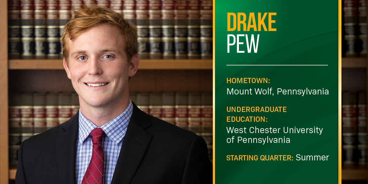Headshot of Student Drake Pew