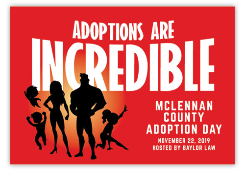 Decorative Text: Adoptions are Incredible