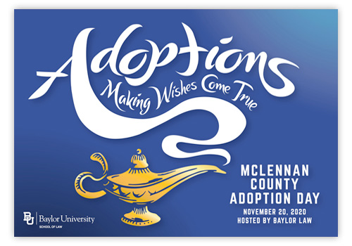 Decorative Text for 2020 Adoption Day Theme: Adoptions, Making Wishes Come True
