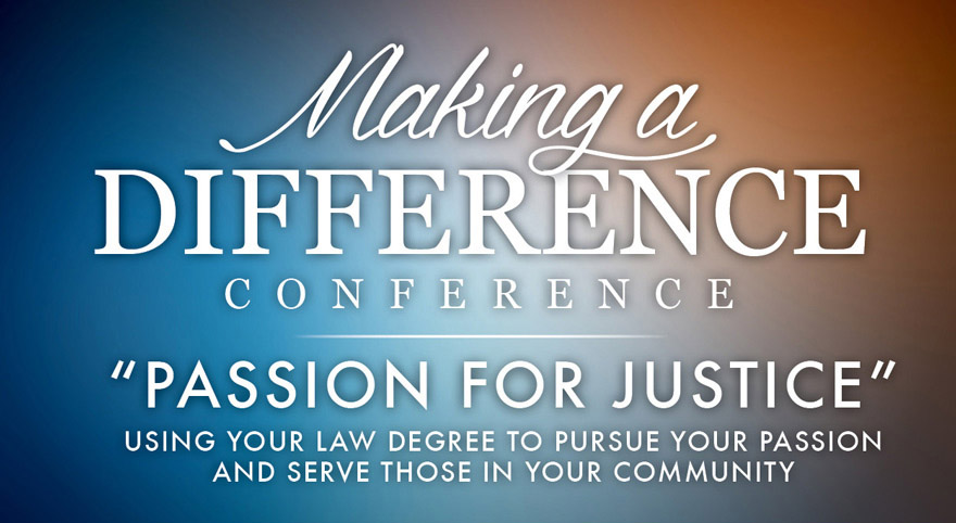 Stylized title of Making a Difference Conference Title