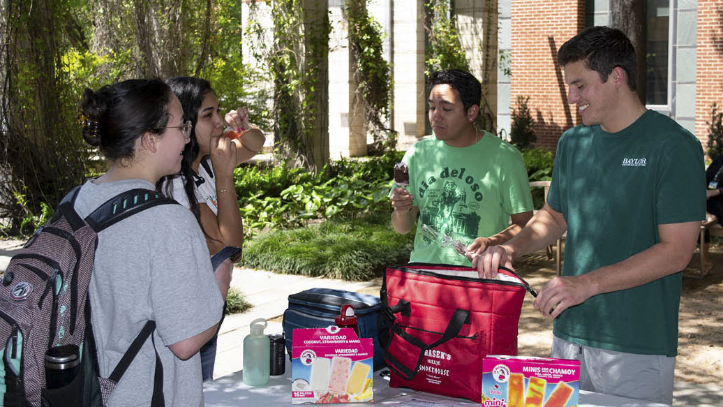 Students from the Hispanic Law Student Association Share Mexican Paletas