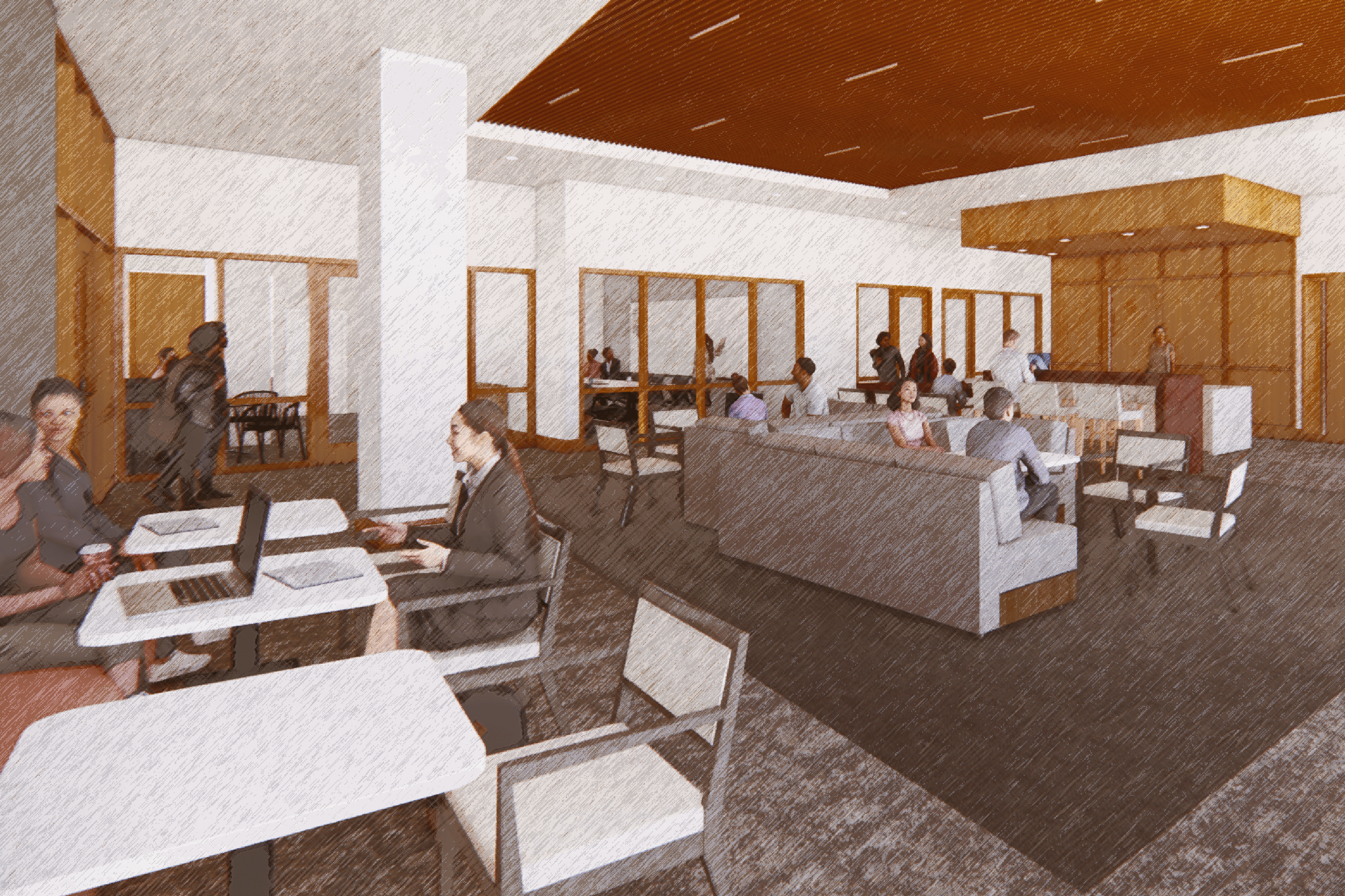 Rendering of the Student Resource Center IT Help Desk