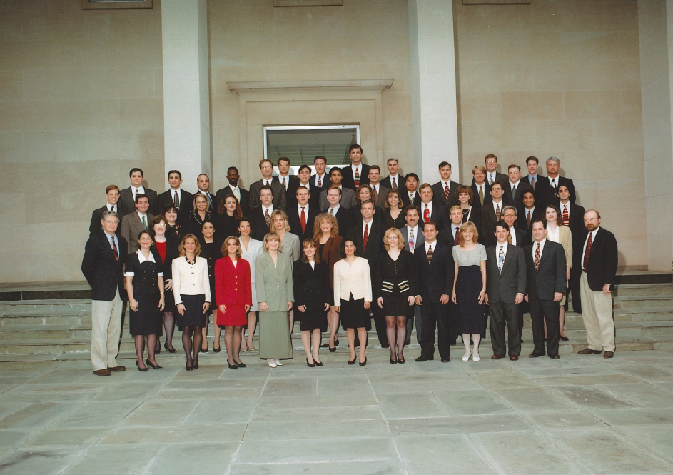 Baylor Law School Profssors including Louis Muldrow, Pose in a group, on steps