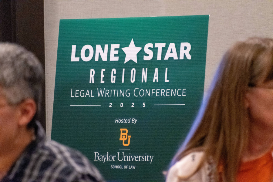 Welcome sign of the 2025 Lone Star Legal Writing Conference