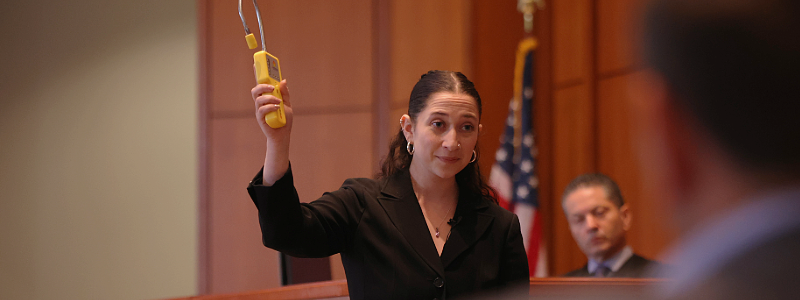Rebecca Goren of the University of California, Berkeley School of Law, during the final round of Top Gun 2026