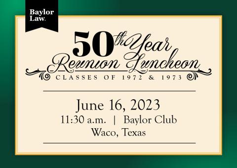 Decorative Image: 50th Year Reunion Luncheon