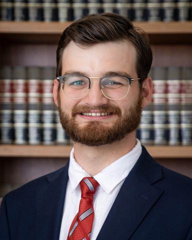 Headshot of Baylor Law School student Drew Calvert