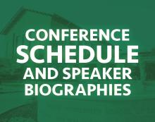 Decorative Image - Link to Conference Schedule and Speaker Bios