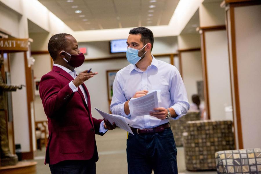 Steve Bolden, Partner at Bracewell, shares his insight on transactional negotiations with Baylor Law student Steven Ovando