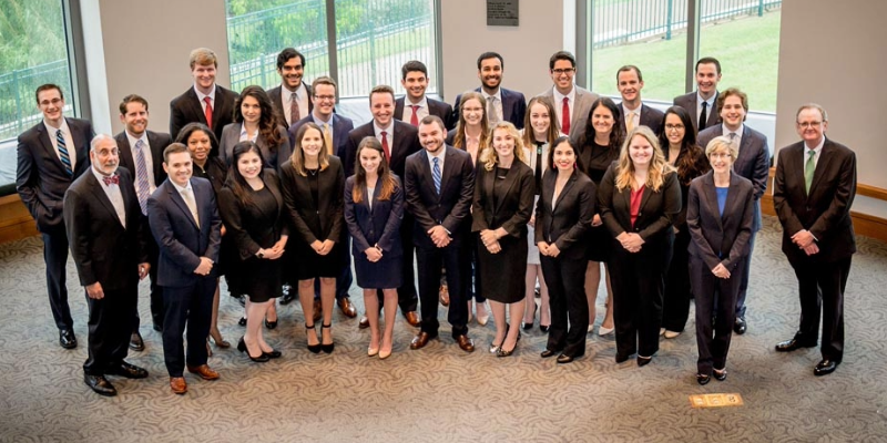 Faculty and Students at the 2018 Business Law Boot Camp