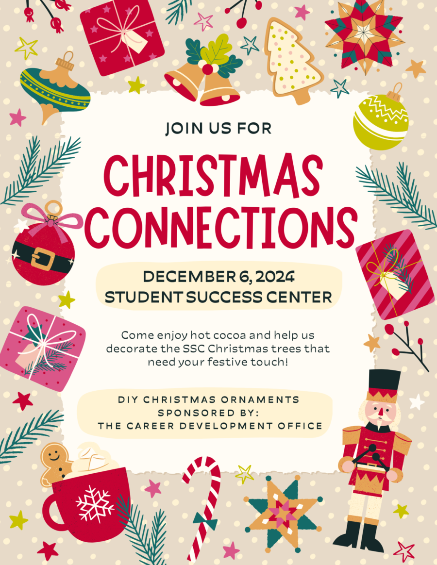 CDO Christmas Connections Invitation - Dec 6, Student Success Center, Make DIY Christmas Ornaments