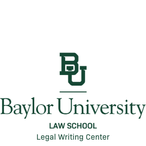 Baylor University School of Law Legal Writing Center Logo