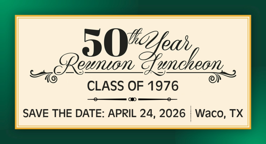 Class of 1976, 50th Year Reunion Luncheon, Save the Date: April 24, 2026