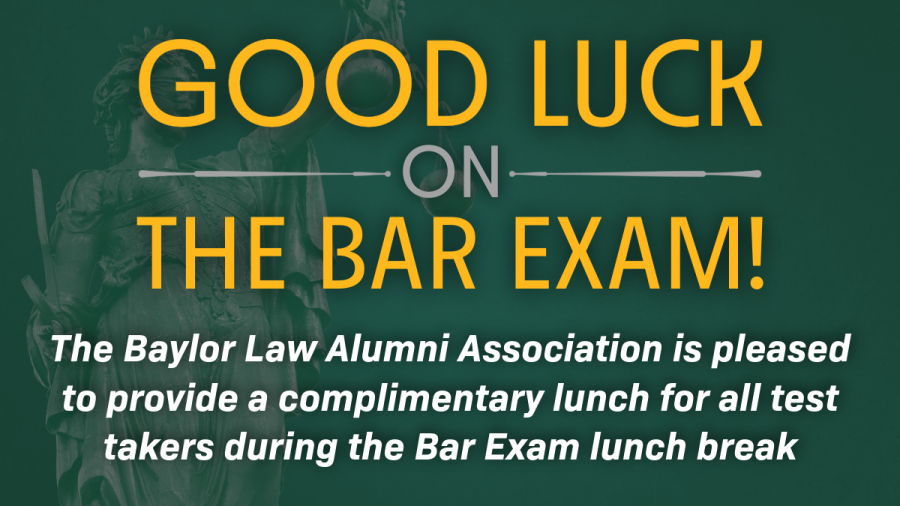 Stylized Text - Good Luck on the Bar Exam