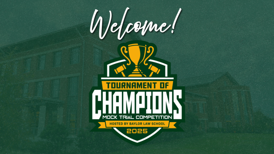 Tournament of Champions 2025 Logo, with "Welcome!" above it.