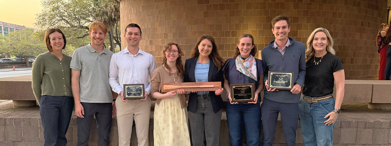Photo of the Winners of the Judge John R. Brown Admiralty Moot Court Competition